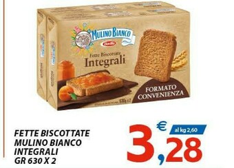 Vivo Supermercati Mulino Bianco Fette biscottate offerta