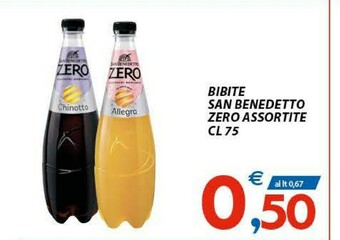Vivo Supermercati San Benedetto Bevande analcoliche offerta