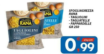 Vivo Supermercati Rana Pasta all'uovo offerta