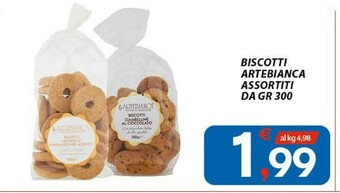 Vivo Supermercati Artebianca Biscotti offerta