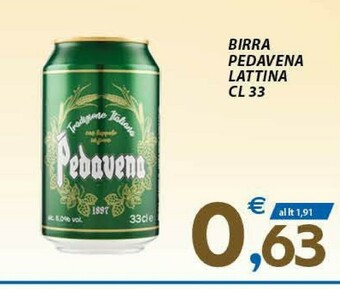 Vivo Supermercati Pedavena Birra offerta