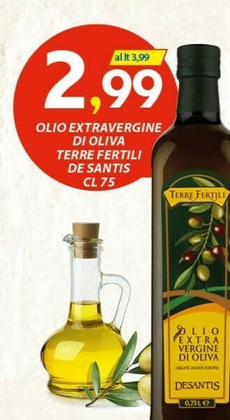 Vivo Supermercati Desantis Olio extravergine di oliva offerta