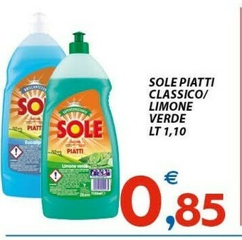 Vivo Supermercati Sole Detersivo piatti offerta