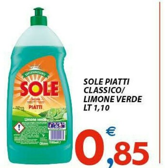 Vivo Supermercati Sole Detersivo piatti offerta