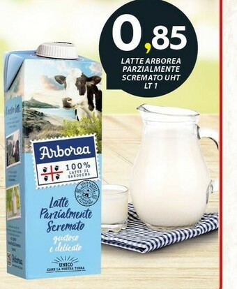 Vivo Supermercati Arborea Latte parzialmente scremato offerta