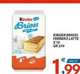 Vivo Supermercati Kinder Brioss offerta