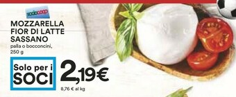 Coop Sassano Fior di latte offerta