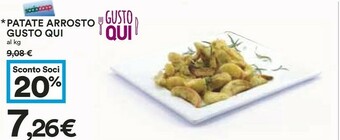 Coop Patate Arrosto Gusto Qui offerta