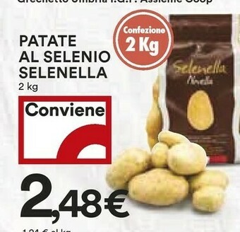 Coop Selenella Patate offerta