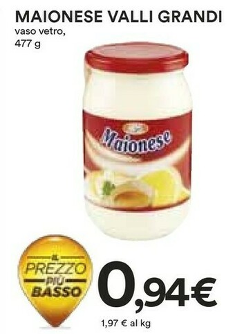 Coop Maionese offerta