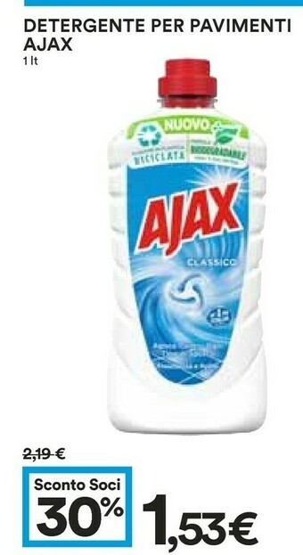 Coop Ajax Pulizia pavimenti offerta