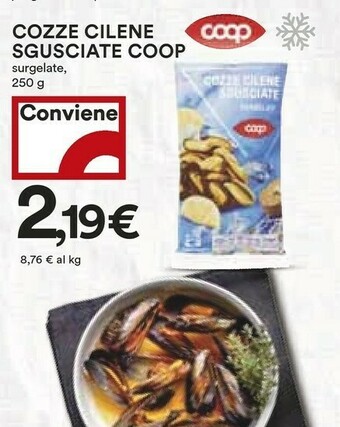 Coop Cozze offerta