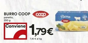 Coop Burro offerta