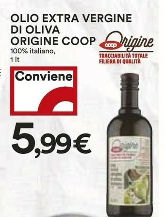 Coop Olio extravergine di oliva offerta