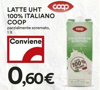 Coop Latte parzialmente scremato offerta