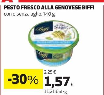 Coop Pesto alla genovese biffi offerta