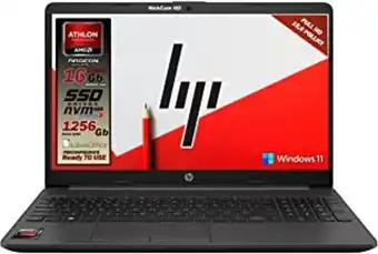 Amazon Hp 255 g8 portatile pc cpu amd athlon 3020 ddr4 16 gb, sshd da 1256 gb, 15.6" display full hd antiriflesso, webcam hd, hdm... offerta