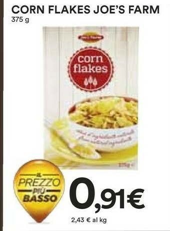 Coop Joe's farm Corn flakes offerta