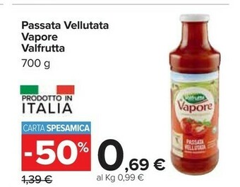 Carrefour Valfrutta Passata di pomodoro offerta