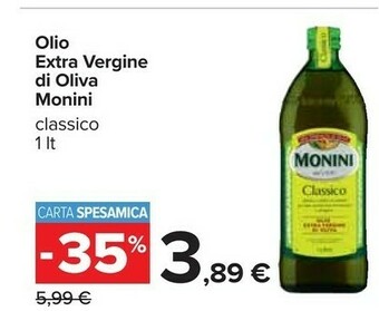 Carrefour Monini Olio extravergine di oliva offerta