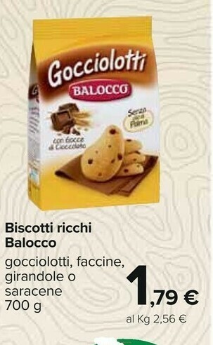 Carrefour Balocco Biscotti offerta