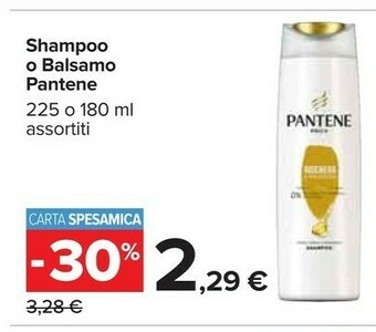 Carrefour Pantene Shampoo offerta