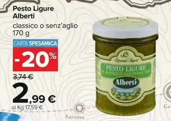 Carrefour Alberti Pesto offerta