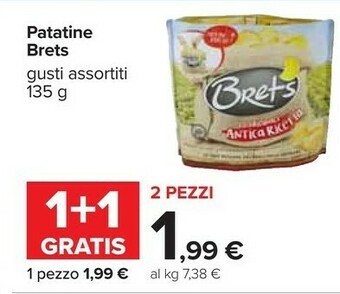 Carrefour Brets Patatine offerta