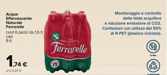 Carrefour Ferrarelle Acqua offerta