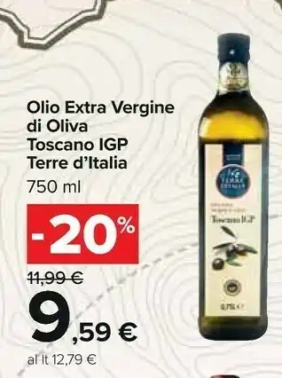 Carrefour Terre d'Italia Olio extravergine di oliva offerta