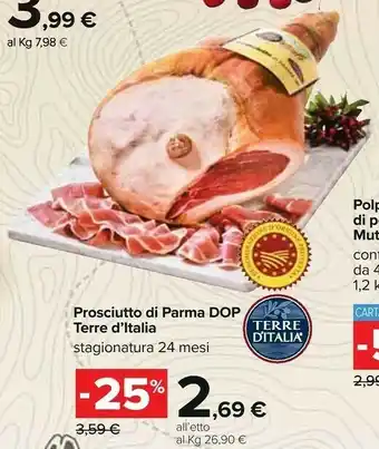 Carrefour Mutti Prosciutto di Parma offerta