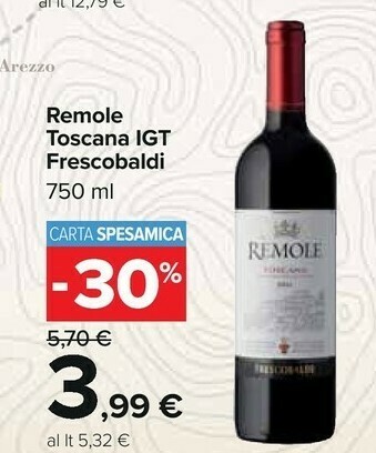 Carrefour Frescobaldi Vino rosso offerta
