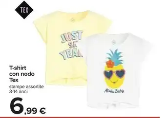 Carrefour Tex T-shirt Con Nodo offerta