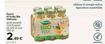 Carrefour Valfrutta Succhi di frutta offerta