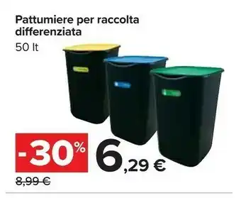 Carrefour Pattumiere Per Raccolta Differenziata offerta