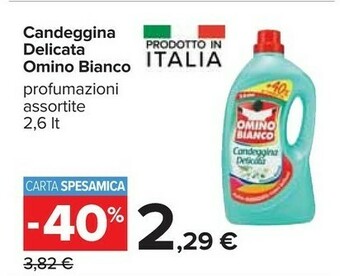Carrefour Omino Bianco Detersivo lavatrice offerta