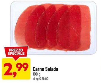 DPiù Carne Salada 100 g offerta