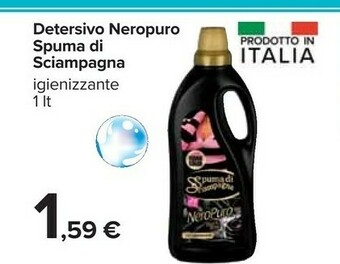 Carrefour Spuma di Sciampagna Detersivo lavatrice offerta