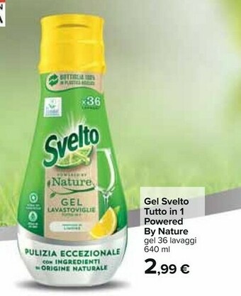 Carrefour Svelto Detersivo lavastoviglie offerta