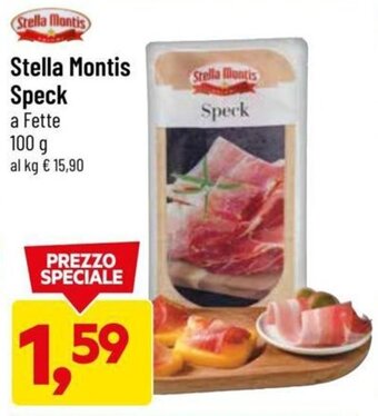 DPiù Stella Montis Speck a Fette 100 g offerta