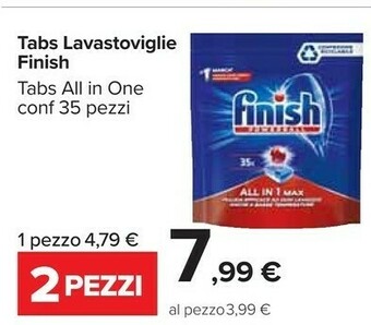 Carrefour Finish Detersivo lavastoviglie offerta