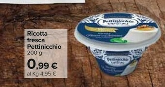 Carrefour Pettinicchio Ricotta offerta