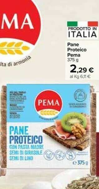 Carrefour Pema Pane di segale offerta