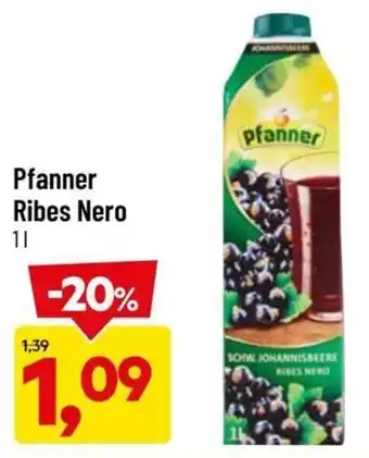 DPiù Pfanner Ribes Nero 1 l offerta