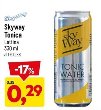 DPiù Skyway Tonica Lattina 330 ml offerta