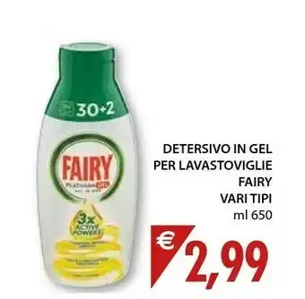 Mercatò Fairy Detersivo lavastoviglie offerta