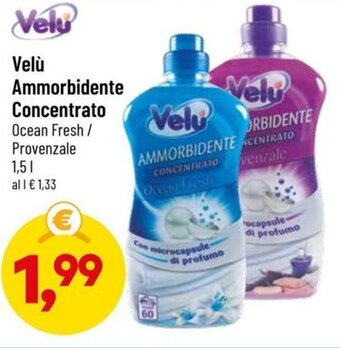 DPiù Velù Ammorbidente Concentrato 1,5 l offerta
