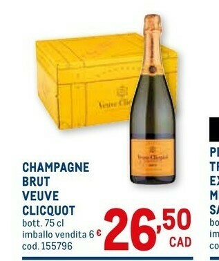 Metro Millesimato Champagne offerta