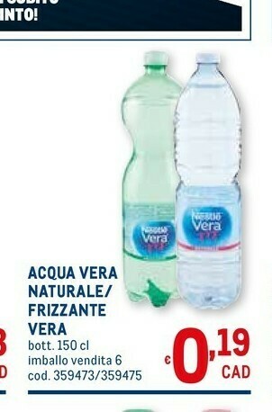 Metro Vera Acqua offerta