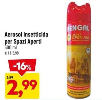 Aerosol Insetticida per Spazi Aperti 500 ml